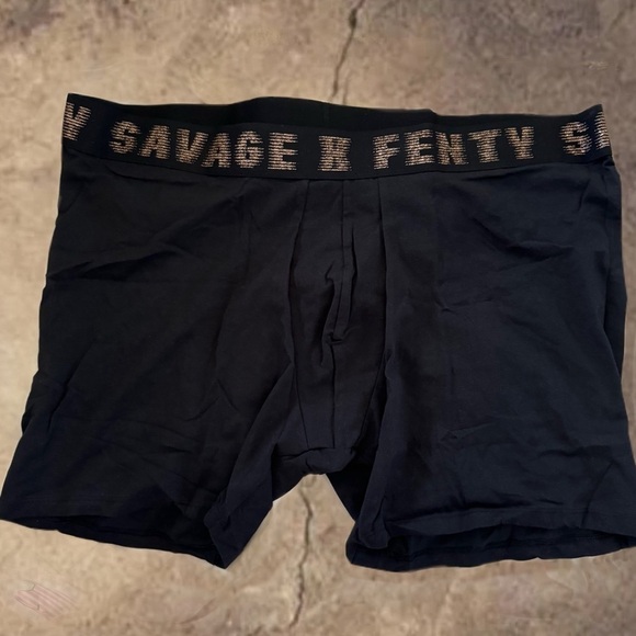 SAVAGE X FENTY • Black Caviar Rhianna’s Pick Savage X Boxer Briefs - Picture 1 of 3